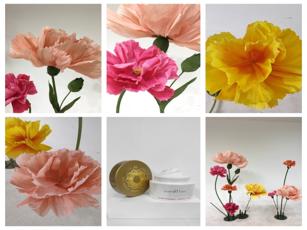 Paper flower display props