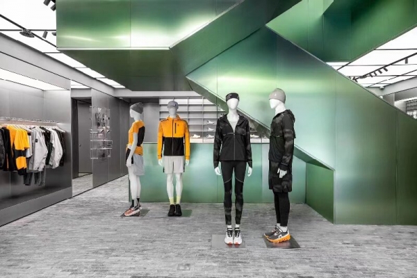 Stainless steel Garment shop fitting